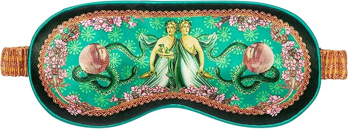 slip Pure Silk Sleep Mask - 100% Pure 22 Momme Mulberry Silk Eye Mask - Comfortable Sleeping Mask with Elastic Band, Zodiac Collection: Gemini - Bloomnest