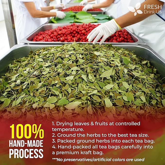 FreshDrinkUS, Premium Improve Colon Tea | 135 Tea Bags | Herbal Tea Blend with Senna Leaves, Lotus Leaves, Hawthorn Berry, Ginger & More – Caffeine Free Botanical Tea – Natural Daily Herbal Infusion - Bloomnest