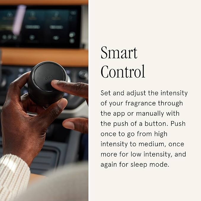 Pura Car Pro - Portable Smart Fragrance Diffusion - Rechargeable & Cordless Fragrance Diffusion for Car Rides - Portable Smart Car Diffuser - Automatic Start & Stop Accelerometer Detects Motion - Bloomnest