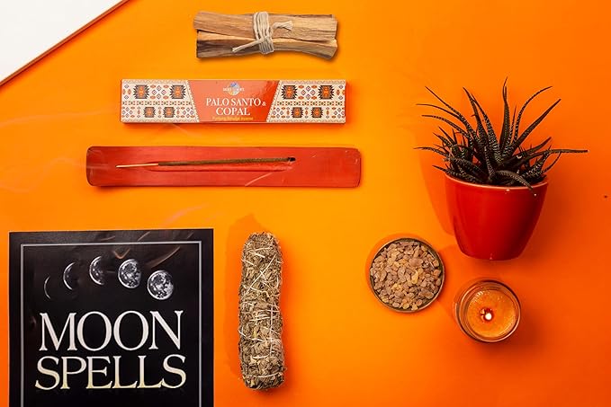 Sacred Elements Palo Santo & Copal Incense Sticks – 12 Pack | Natural Holy Palo Santo for Cleansing, Meditation, Smudging & Aromatherapy | Premium Copal Resin Blend | Long-Lasting Fragrance HEM