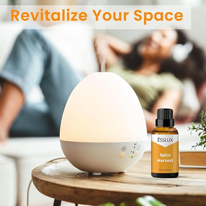 Spice Harvest Fragrance Oil, ESSLUX Aromatherapy Essential Scented Oils for Home for Diffuser, Massage, Soap, Candle Making Scents, Perfume, Humidifier, 30 ml - Bloomnest