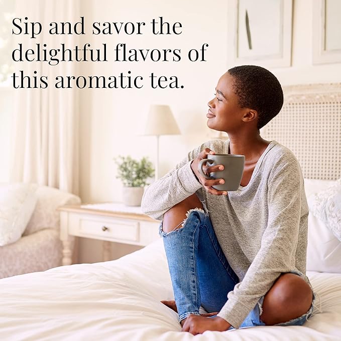 The Republic of Tea - Earl Greyer Black Tea Tin, 50 Tea Bags, Naturally Caffeinated - Bloomnest