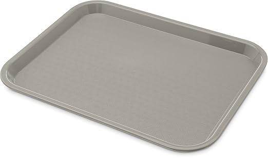 Carlisle FoodService Products CT101423 Café Standard Cafeteria / Fast Food Tray, 10" x 14", Gray - Bloomnest