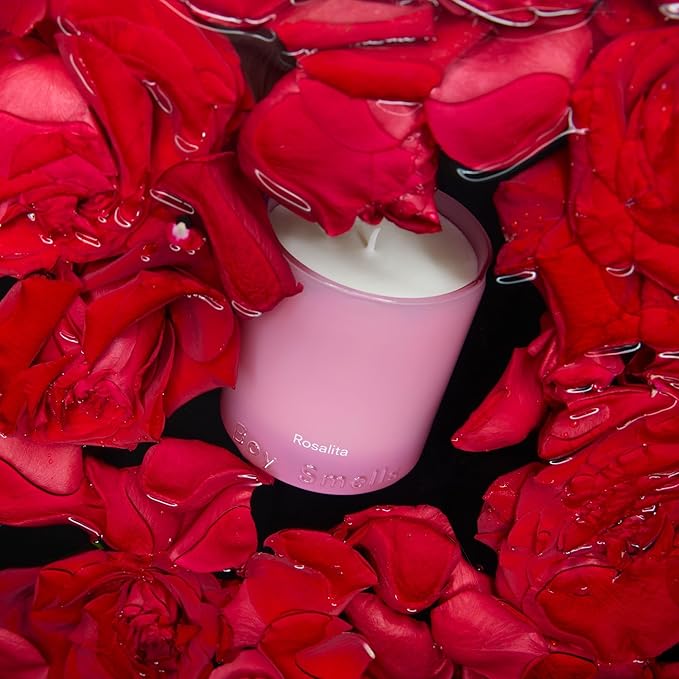 Boy Smells Rosalita Rose Scented Candle - 8.5 oz - Luxury Candle with Leather and Tangerine - Up to 50-Hour Burn - Cotton Wick - Bloomnest