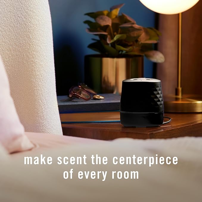 Febreze Plug Scent Booster in Black, Continuous Scent Device Oil Diffuser, Compatible with Febreze Air Freshener Plug in Refills - Bloomnest