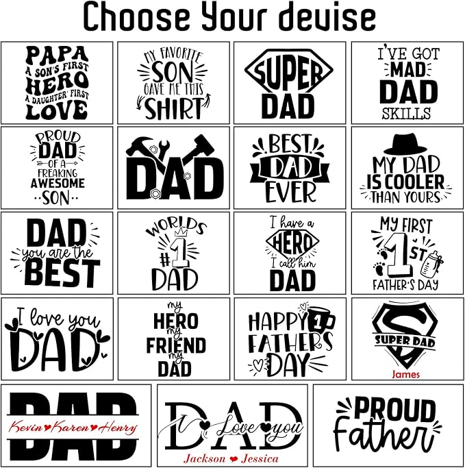 Custom Dad Tumblers Personalized Fathers Day Gifts for Men from Doughter, Son, Kids, Customized Funny Dad Gifts 40oz Insulated Stainless Steel Coffee Mom Cup with Handle Straw Lid - Bloomnest