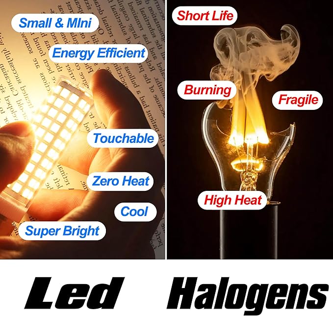 E12 100 Watt LED Candelabra Bulbs Equivalent C7,2700K Warm White,1200 lm T6 E12 12W LED Candle Bulbs for Ceiling Fan Chandelier Pendant Lighting Salt Lamp,Non-dimmable,2 Pack - Bloomnest