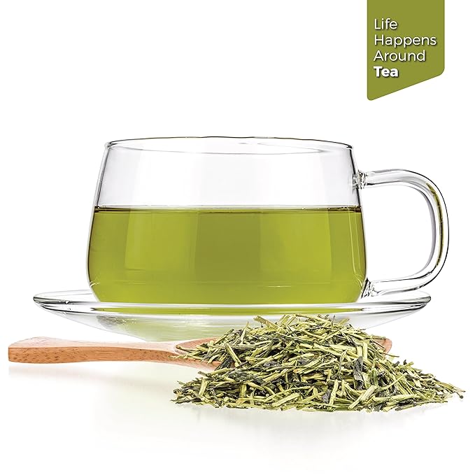Tealyra - Premium Kukicha Twig Kabuse - Japanese Green tea - Loose Leaf Tea - Mild Slightly Nutty Flavour - High Level of Antioxidants - Caffeine Level Low - 200g - Bloomnest