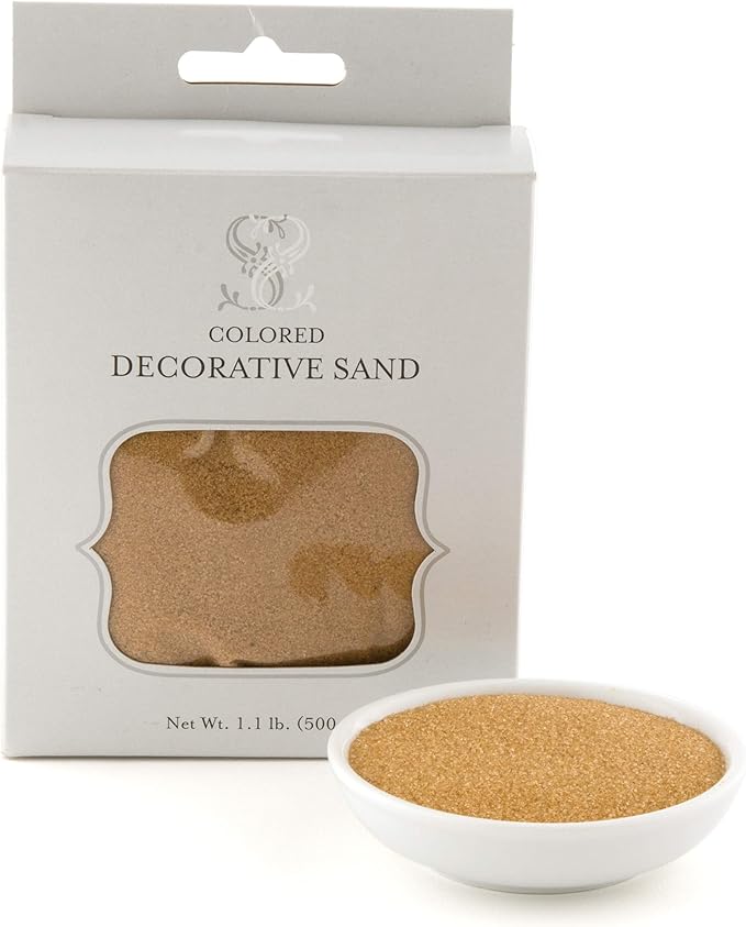 WEDDINGSTAR Crystalline Quartz Sand, Mocha Mousse, One Size (7083-24) - Bloomnest