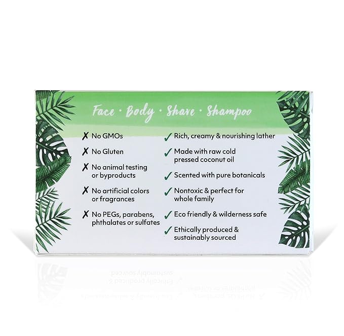 "Coco Fiji Soap Bar for Face and Body Infused With Organic Coconut Oil, Cucumber Melon, Essential Oil, Natural Soap for Moisturizing & Pore Purifying Skin, 7 oz, Pack Of 3 " - Bloomnest
