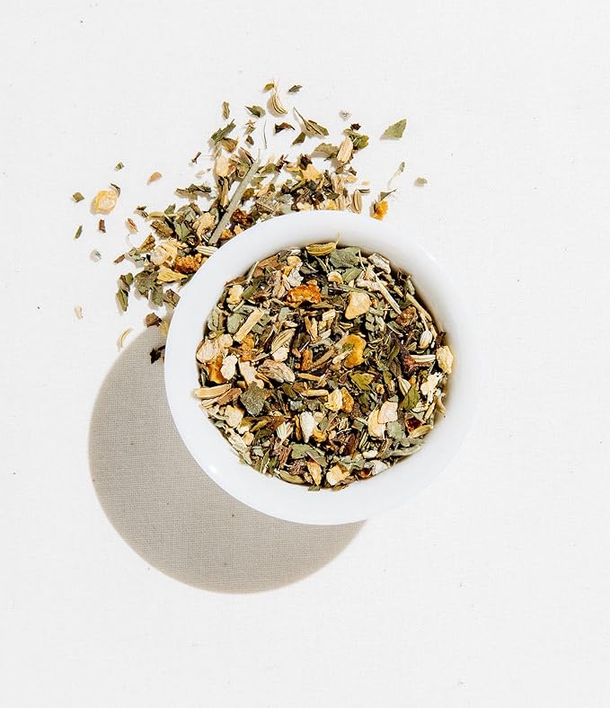 Art of Tea | Glow 2oz (Echinacea, Peppermint, Licorice, and Ginger Tea) | Wellness Loose Leaf Artisan Herbal Teas - Bloomnest