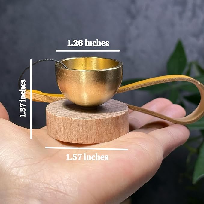Mini Singing Bowl Set, Beautiful Sound for Meditation, Yoga, Energy Healing, Relaxation, Chakra Balancing& Stress Relief, Self- Regulation, hand beaten, Exquisite Sound Bowl (Heavy) - Bloomnest