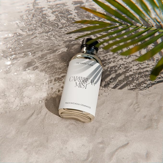 The Magic Scent Carribean Mist Diffuser Oil - Hotel & Home Luxury Scents - Diffuser Oil Scents for Home Designed for Use in All Diffusers - 4 fl oz, 120 mL - Bloomnest