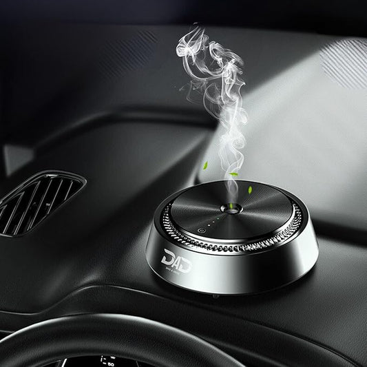 Smart Car Atomizing Aromatherapy Car Scent Diffuser | Aluminum Alloy Cordless | Automatic Shut On/Off with Motion Sensor | Wireless Essential Oil Low Noise Air Freshener Diffuser (Fragrance Included) - Bloomnest