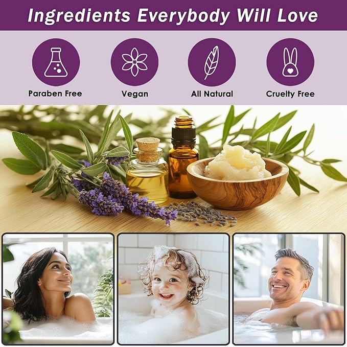 Spa Baskets For Women - Luxury Bath Set With Lavender & Tea Tree Oil - Spa Kit Includes Wash, Bubble Bath, Lotion, Bath Salts, Body Scrub, Hand Cream, Shower Puff, Bathbombs, Soap and Towel - Bloomnest