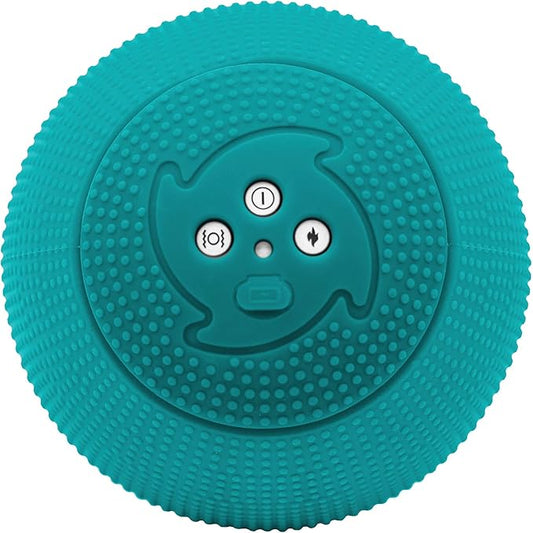MyoStorm Heating Vibrating Massage Ball Roller for Deep Tissue Muscle Recovery Therapy and Pain Relief w/Heat + 4 Speed Vibration - Bloomnest