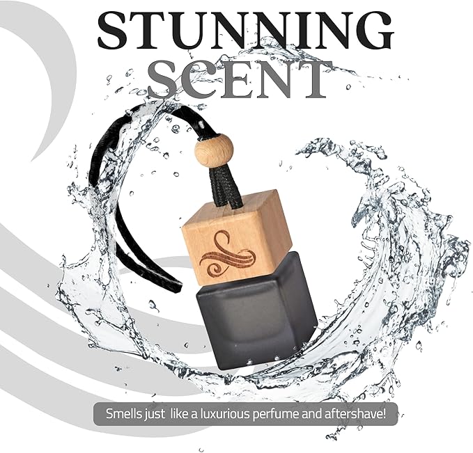 Greed Car Air Freshener for Men | Perfume Inspired Fragrances | Strong Car Freshener with Odour Eliminator Technology | Air Freshener | Long Lasting Automotive Freshener by Perfa - Bloomnest