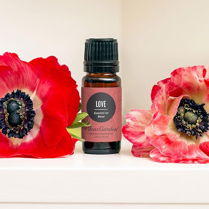 Edens Garden Love Essential Oil Blend- 100% Pure Premium Grade, Undiluted, Natural, Therapeutic, Aromatherapy, The Best for Diffusing, Skin, Candle, Laundry 10 ml (.33 fl oz) - Bloomnest