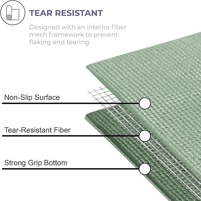 Sunshine Yoga Voyage Yoga Mat, 10 Pack, 72" x 24" Professional Studio and Gym Bulk Yoga Mats, 5mm Thick, Durable, Anti-Tear, Non Slip Fitness and Exercise Mats