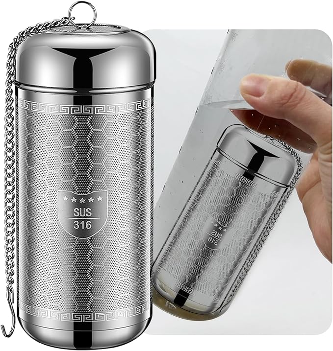 Largr Size Stainless Steel Tea Infuser Wide Mouth Bottles.,Compatible with Stanley,Hydro Flask, Iron Flask, Takeya, ThermoFlask - Bloomnest