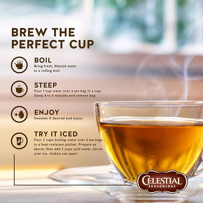 Celestial Seasonings Herbal Tea, Tea Sampler, 18 Count (Pack of 3) - Bloomnest
