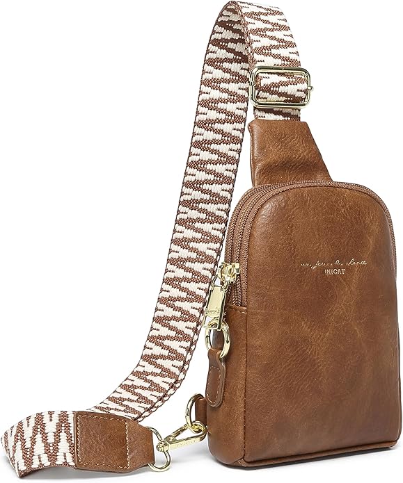 INICAT Small Sling Bag for Women Everyday & Travel Crossbody Bags Lightweight Cross Body Purses Vegan Leather - Bloomnest