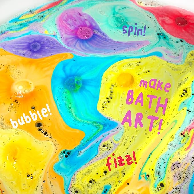 Mr. Bubble Galaxy Bath Bombs, Signature Bubble Gum Scent, Set of 8 Different Bath Bomb Planets - Bloomnest
