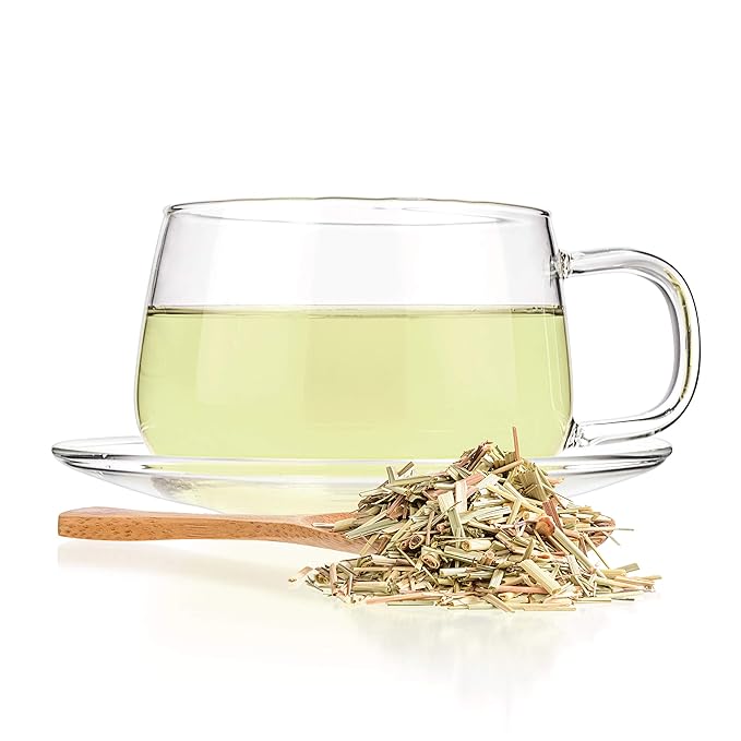 Tealyra - Pure Lemongrass - Loose Leaf Herbal Tea - Wellness Healthy Herb Tea - Caffeine-Free - Wild Grown - 224g (8-ounce) - Bloomnest