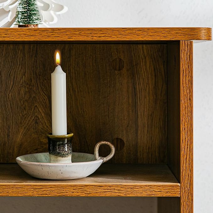 Candle Holder Ceramic Candlestick Holder, Candlelight Stand for Spell Candles, Taper Candles, and Incense, Halloween Christmas Dining Room Home Decoration Display-White and Green - Bloomnest