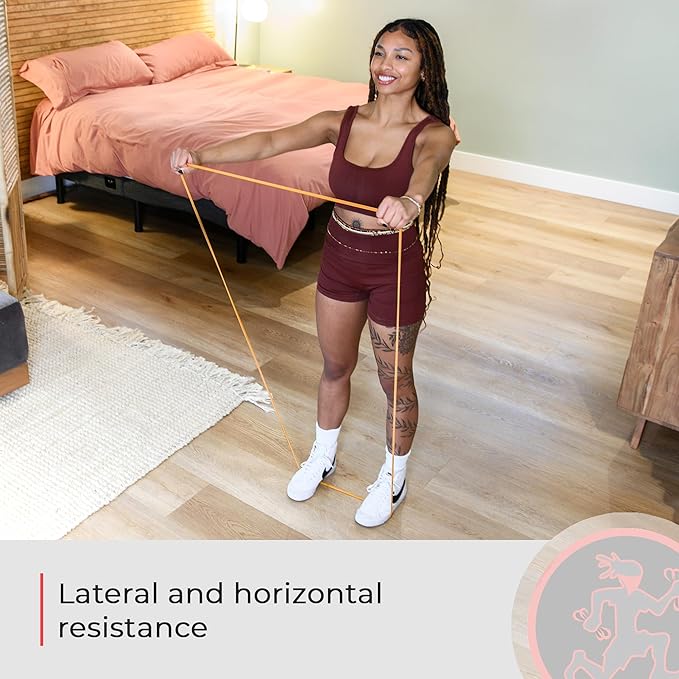 Rubberbanditz Rounded Edge Resistance Band | Compact and Light Weight Exercise Bands | Suitable for All Fitness Levels Users| Travel Friendly Resistance Bands for Working Out - Bloomnest