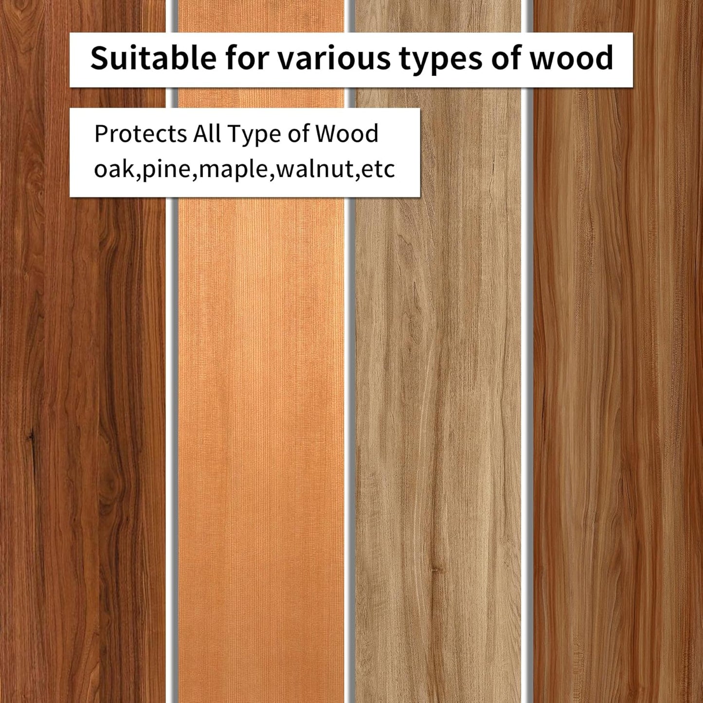 1 Gallon 100% Pure Tung Oil for Wood Finishing 128 oz Natural Food Grade Safe, Waterproof Tung Oil for Wood Floors, Indoor & Outdoor Furniture