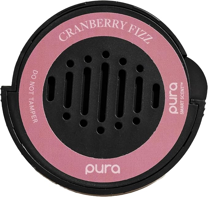 Pura Car Scent Refill - Fragrance for Pura Car Diffuser - Clean & Safe Luxury Diffuser Scent - Long-Lasting Fragrance for 30 Days of Aroma - Cranberry Fizz - Bloomnest