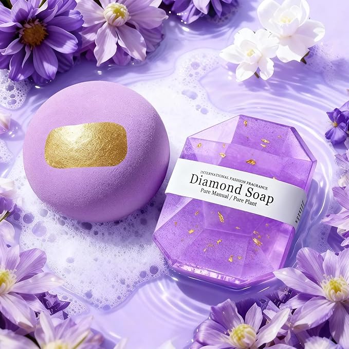 Valentines Day Gifts for Her, Self Care Get Well Gifts, Lavender Relaxing Spa Gift Basket Care Package w/Blanket, Birthday Mothers Day Gifts for Women Mom Wife Girlfriend Sister Aunt Daughter Friends