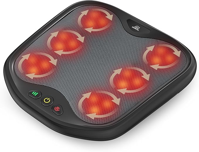 Snailax Shiatsu Foot Massager with Heat, Electric Feet Massager Machine for Plantar Fasciitis, Heated Foot Warmer, Gifts for Men, Women - Bloomnest
