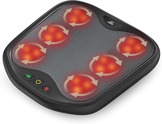 Snailax Shiatsu Foot Massager with Heat, Electric Feet Massager Machine for Plantar Fasciitis, Heated Foot Warmer, Gifts for Men, Women - Bloomnest
