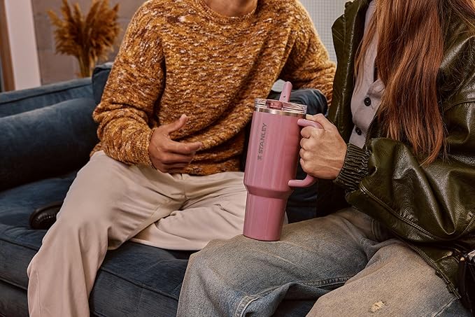 STANLEY Quencher ProTour Flip Straw Tumbler with Leakproof Lid | Built-In Straw & Handle | Cupholder Compatible for Travel | Insulated Stainless Steel Cup | BPA-Free