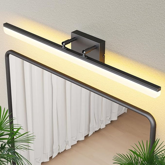 Black Vanity Light 31.5" Long 24W LED Bathroom Light Bar with 5CCT Adjustable Modern Bathroom Vanity Light Fixture for Mirror, Powder Room, Bedroom, Apartment, Hotel - Bloomnest