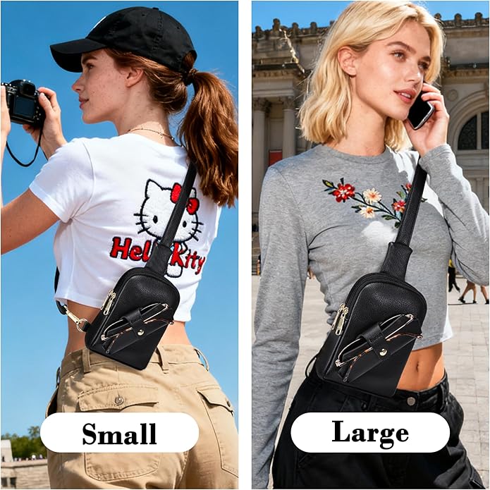 INICAT Small Sling Bag for Women Everyday & Travel Crossbody Bags Lightweight Cross Body Purses Vegan Leather - Bloomnest