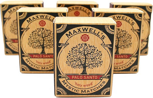 Palo Santo Sticks – High-Resin Holy Wood | Sustainable Peruvian Incense for Meditation & Cleansing (90 Count, 2-inch Sticks) - 6 Pack MaxwellsMysticMarket
