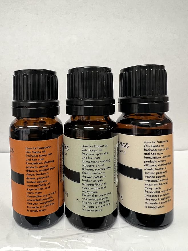 Trio (3) - Spiced Cider, Almond Coconut Milk & Spiced Coconut Milk - Premium Fragrance Oil Trio - 10ML EternalEssenceOils