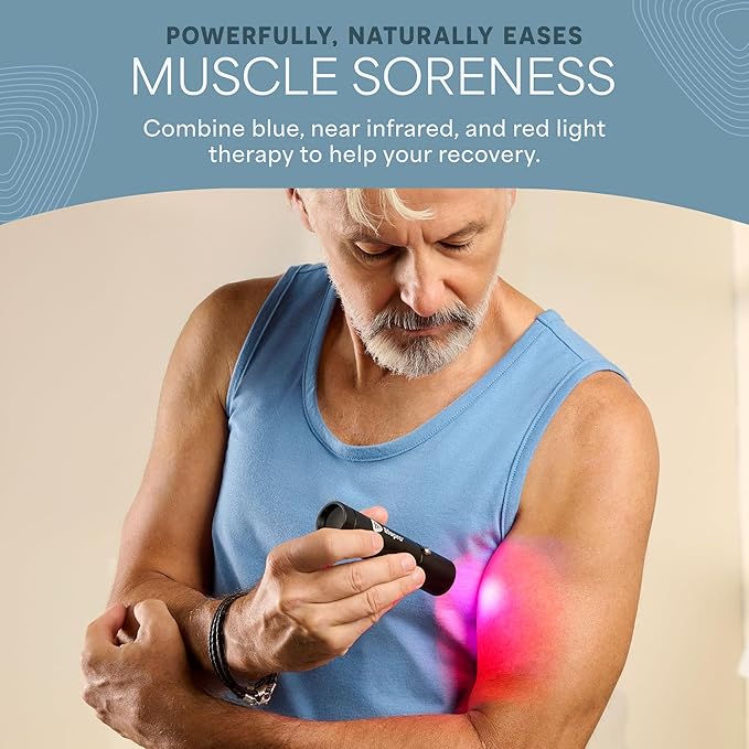 LifePro Infrared & Red Light Therapy for Body Joints & Muscles Wellness Support, Portable Red Light Therapy Device, Near Infrared Light Therapy for Body & Face - Use 3 wavelengths Lifepro
