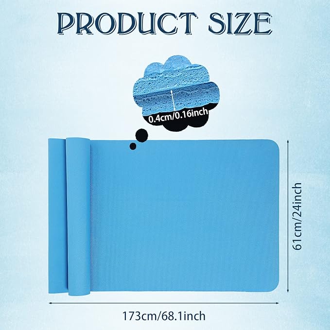 10 Pack Yoga Mats Bulk, 68'' x 24'' x 4mm Thick Yoga Mats for Kids and Adult Gym Mats Bundle Latex Free Exercise Mats with Non Slip Texture for Outdoor Yoga, Pilates or Workout - Bloomnest