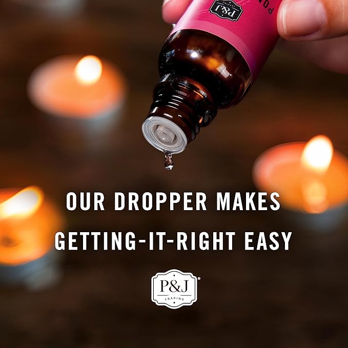 P&J Trading Fragrance Oil for Diffusers for Home - Amber 10ml Fragrance Scents for Candle Making - Soap Making Supplies & Car Diffuser Scents PJTrading