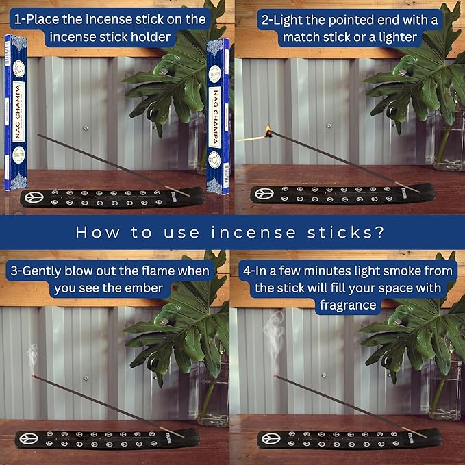 Nag Champa Incense Sticks - Total 30 Insence-Sticks - Dual Pack of 15 Insense - Inciensos - Inscents - Natural Non Toxic Ingredients - Incents - Incence - Inscense - Insents TRUMIRI