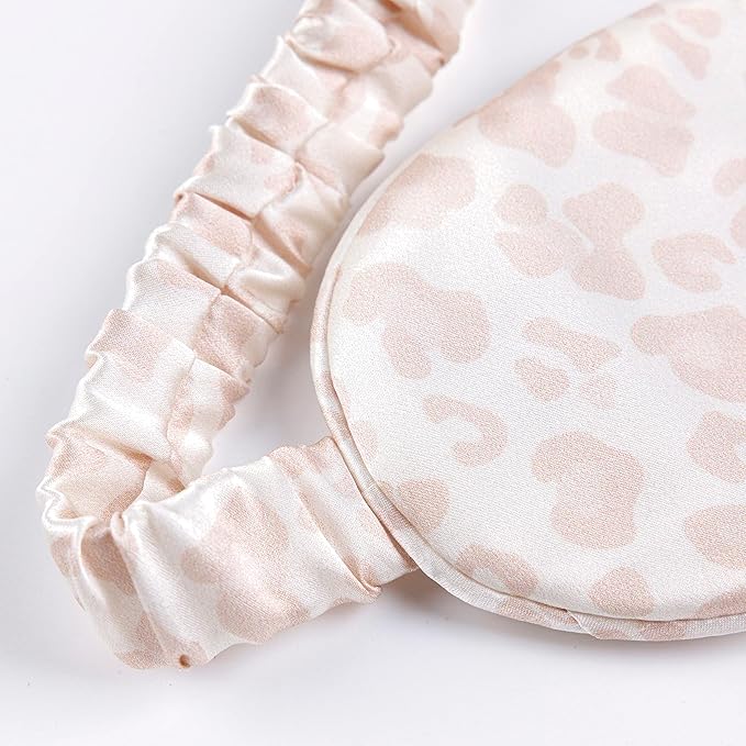 Silk Sleep Mask Light Blocking Luxury 100% Mulberry 22mm Silk Eye Mask Eye Cover Blindfold Ultra Soft Light & Comfy Anti Aging Skin Care with Travel Bag Gift Package - Bloomnest