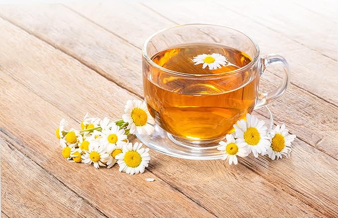 Cha4Tea 36-Count Pure Camomile Herbal Tea Pods Compatible with Keurig Brewers - Bedtime/Sleep-well/Nightly Calm/Relaxing Tea - Bloomnest