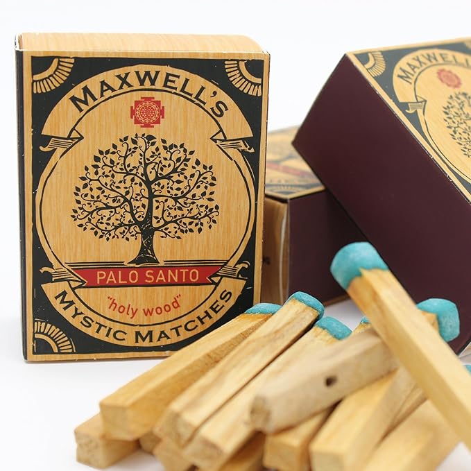 Palo Santo Sticks – High-Resin Holy Wood | Sustainable Peruvian Incense for Meditation & Cleansing (45 Count, 2-inch Sticks) - 3 Pack MaxwellsMysticMarket