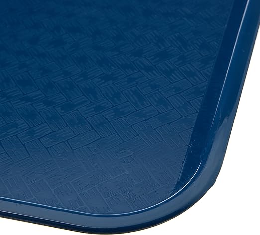 Carlisle FoodService Products CT101414 Café Standard Cafeteria / Fast Food Tray, 10" x 14", Blue (Pack of 24) - Bloomnest