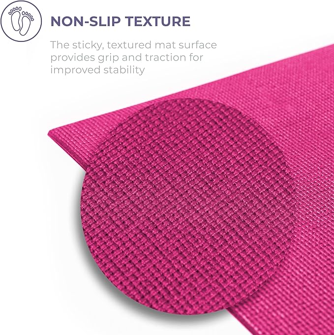 Sunshine Yoga Voyage Yoga Mat, 6 Pack, 72" x 24" Professional Studio and Gym Bulk Yoga Mats, 5mm Thick, Durable, Anti-Tear, Non Slip Fitness and Exercise Mats - Bloomnest