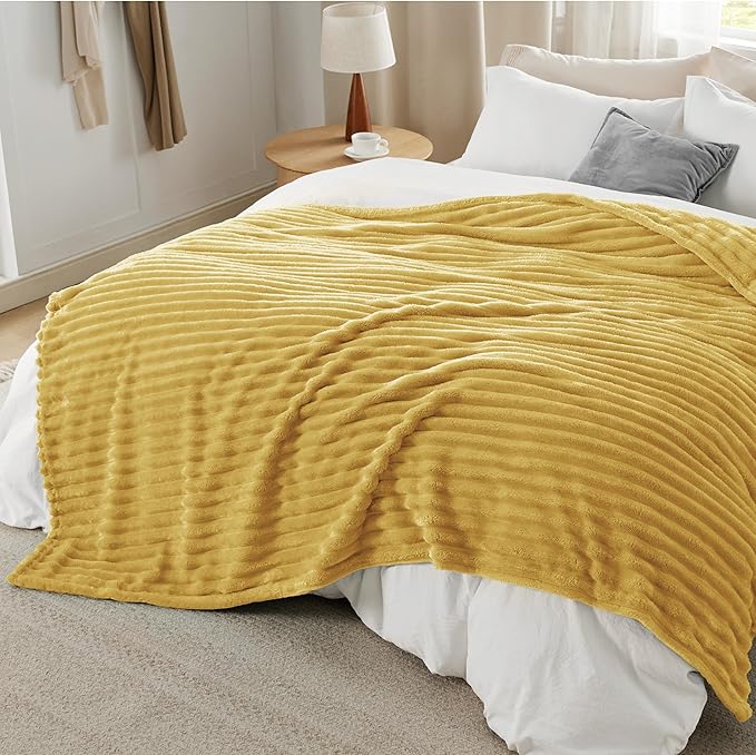 Bedsure GentleSoft Honey Fleece Blanket for Couch - Cozy Soft Blankets for Women, Cute Small Throws for Girls, 108x90 Inches - Bloomnest